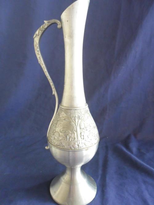 Pewter LOVELY ORIENTAL PEWTER VASE FROM THAILAND was sold for R41.00