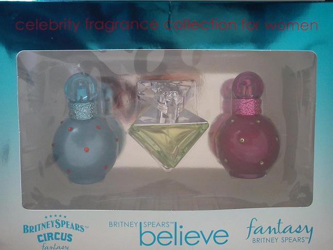 britney spears perfume sampler