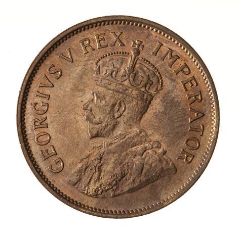 Penny 1 Penny 1936 Coin Georgivs V Rex Imperator was sold for