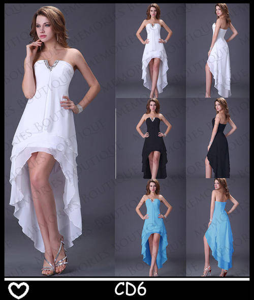 Formal Dresses IN STOCK!! BLACK CHIFFON COCKTAIL/EVENING DRESS