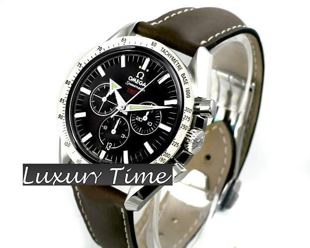 speedmaster black leather strap