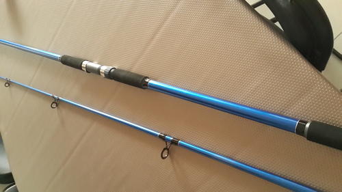 12 foot carp fishing rod- VAAL dam branded-metalic blue
