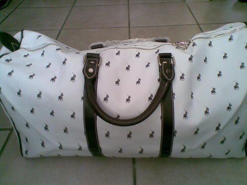 Handbags & Bags - **HIS/HERS ORIGINAL POLO DUFFEL/TRAVEL BAG-WHITE** was sold for R550.00 on 15 ...