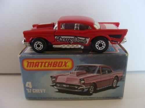 matchbox 57 chevy cherry bomb