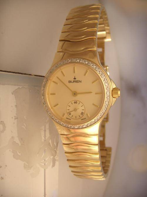 Women's Watches BUREN DIAMONDS LADIES WATCH NEW NEW NO