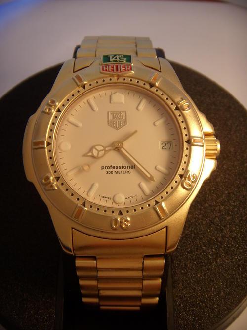 Men s Watches TAG HEUER GOLD MINT MINT PROFESSIONAL NO