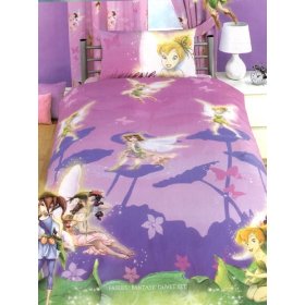 Other Bedding Duvet Cover Set Disney Tinkerbell Single Bed