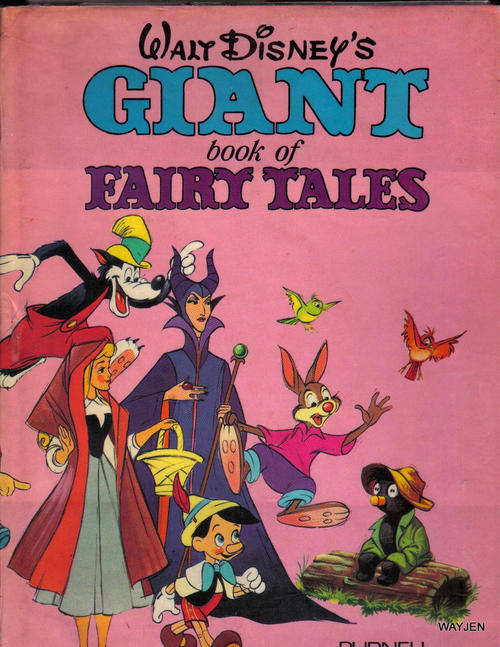Children's Classics WALT DISNEY'S GIANT BOOK OF FAIRY TALES.188 PAGES