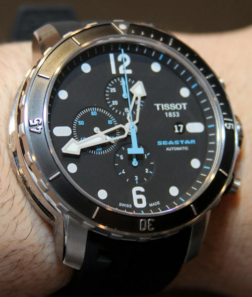 Tissot Seastar 1000 Automatic Chrono Mens Dive watch Arthur Kaplan Warranty