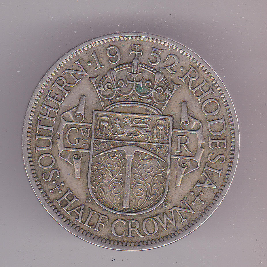 Africa Southern Rhodesia Half Crown Was Sold For R On