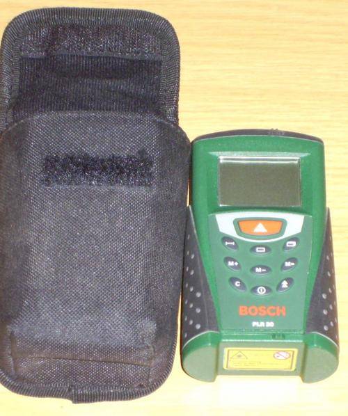 Measuring & Levelling Bosch PLR 30 Laser Distance Measure was sold