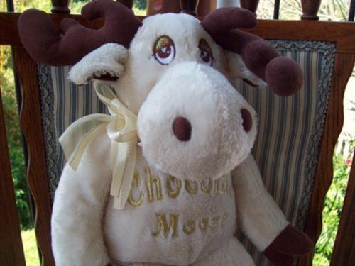 chocolate moose stuffed animal