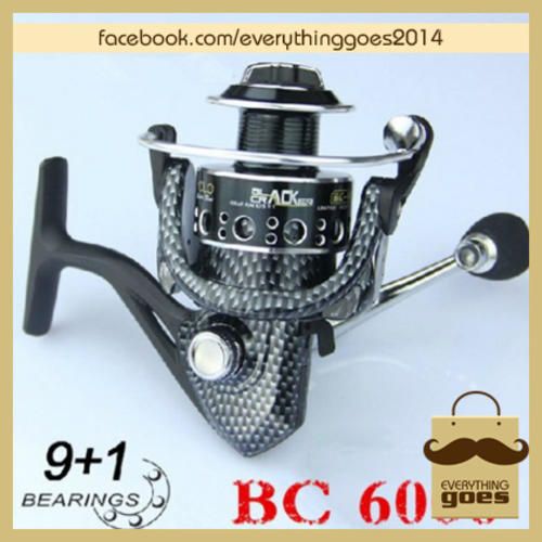 Yolo Black Cracker BC 6000 Fishing Reel (9 + 1 ball bearings)
