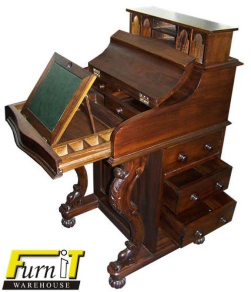 desk with secret compartments