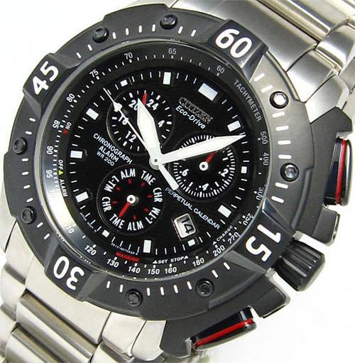 Men's Watches - CITIZEN Eco-Drive PERPETUAL CALENDAR Tachy Alarm **6999