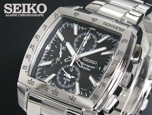 seiko square chronograph watch