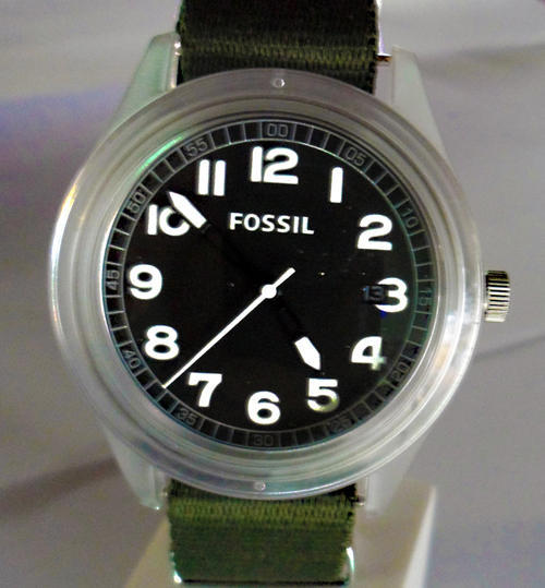 Fossil aviator online watch