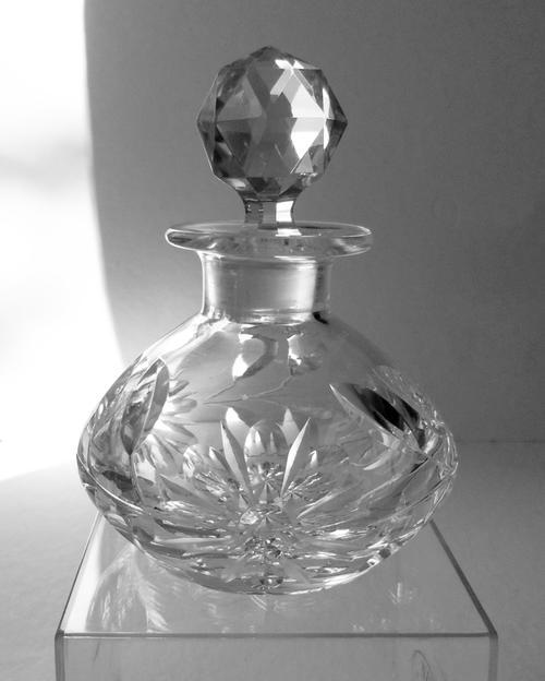 Perfume Scent Bottles Antique Cut Crystal Perfume Bottle With