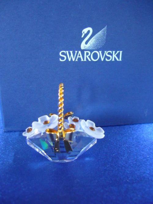 Swarovski - Genuine Swarovski Crystal Memories Flower Basket Was Sold 