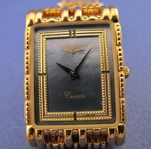 LONGINES CANTATA MZ8748 SWISS 1500 UNISEX GOLD QUARTZ ESTATE B64