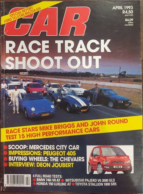 Magazines CAR Magazine South Africa April 1993 was listed for R11.00