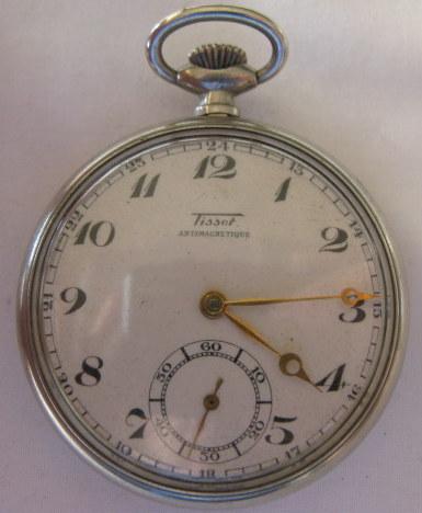 Other War Memorabilia TISSOT ANTIMAGNETIQUE POCKET WATCH