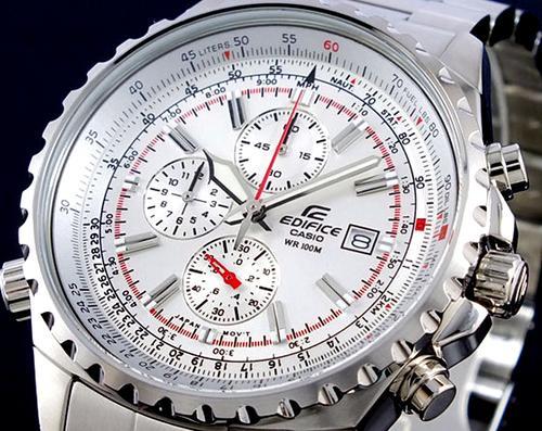 casio men's edifice elite aviator chronograph watch