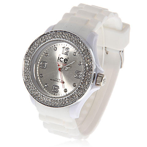 mens white ice watch