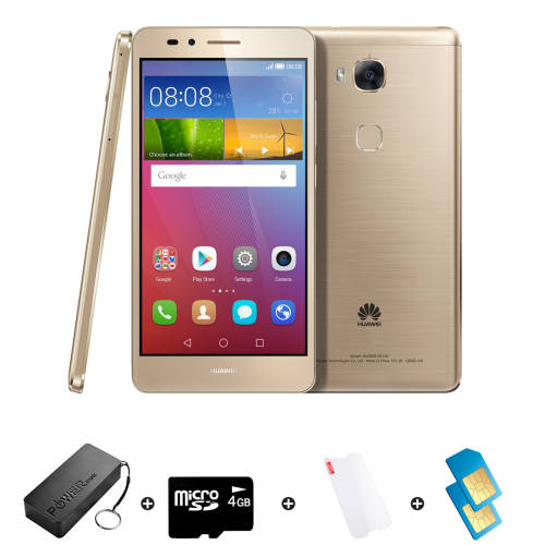 Cell Phones & Smartphones Huawei GR5 16GB LTE Gold Bundle incl