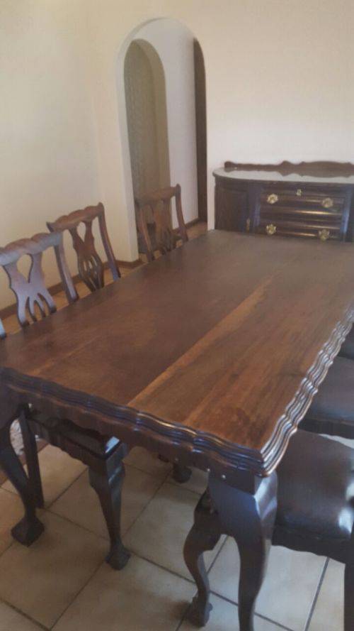 Dining Room Suites Ball and Claw 8 Piece dining room table, sideboard
