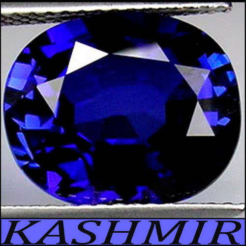 Sapphires 5.25 CT NATURAL TOP KASHMIR CORNFLOWER BLUE SAPPHIRE