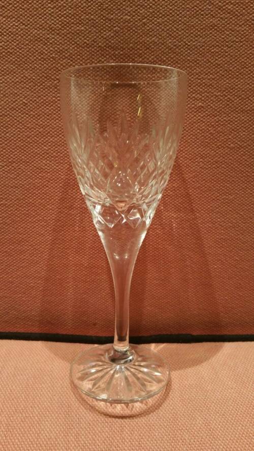 Drinking Glasses & Stemware A Royal Doulton White Wine Crystal Glass