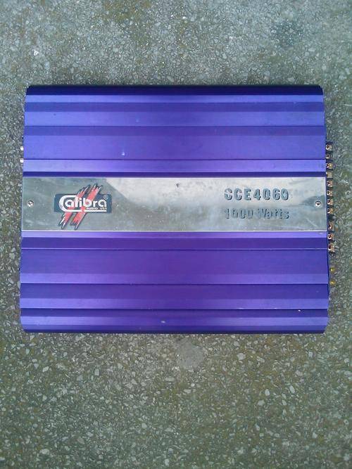Amplifiers & Equalizers Calibra 1000 watts amplifier was sold for