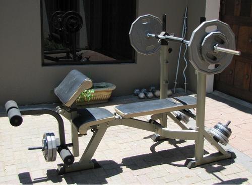 Home Gyms MULTI PURPOSE EXCERSIZE BENCH BRAND TROJAN VERY