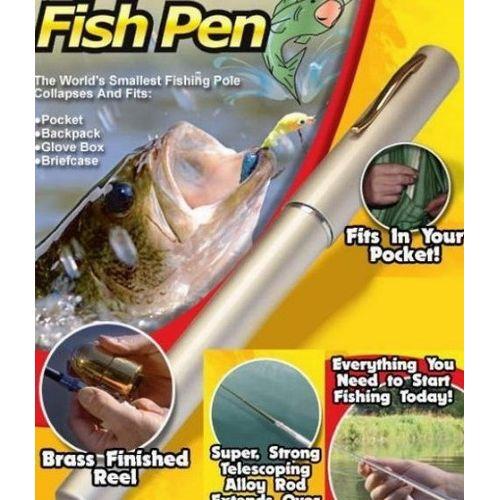 The worlds SMALLEST Fishing Rod In A Pen Case + REEL, Hooks and Sinkers