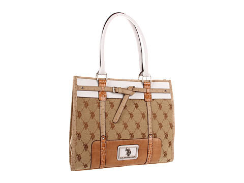 Handbags Bags U S Polo Assn Captive Jacquard Tote Brand New U S Polo Assn Captive Jacquard Tote Brand New In Stock
