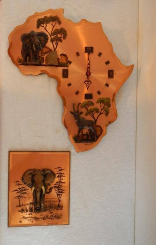 Other Artwork Vintage Copper African clock, still made in Salisbury