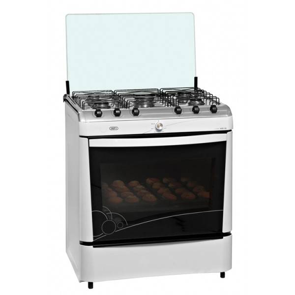 Hobs, Stoves & Ovens DEFY 5 BURNER GAS STOVE WHITE DGS130 was
