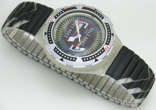 swatch 200m dive watch