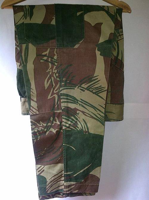 Uniforms Rhodesian Bush War Camo Trousers was sold for R1,500.00 on 3
