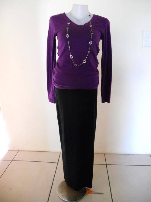 Skirts Edgars Kelso long black winter cotton skirt size 10 was sold