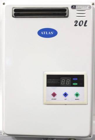 Geysers - 20L Per Minute Atlas Forced Exhaust Gas Water Heater/ Geyser was  sold for R5,045.00 on 17 Jan at 12:00 by SaExports in Johannesburg  (ID:85965463)