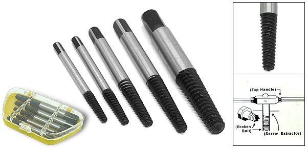 Remove Broken Bolt >> Other Tools 5 Piece Screw Extractor Set Remove Broken Bolts Remove Broken Bolt >> Other Tools 5 Piece Screw Extractor Set Remove Broken Bolts