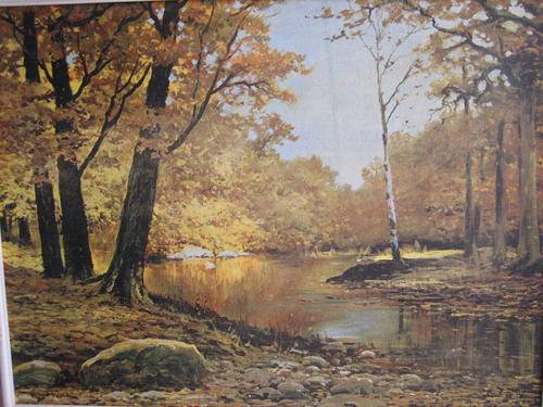 Acrylics - ROBERT.WOOD,,.AUTUMN BRONZE..720 X 560. FRAMED.looksee.post