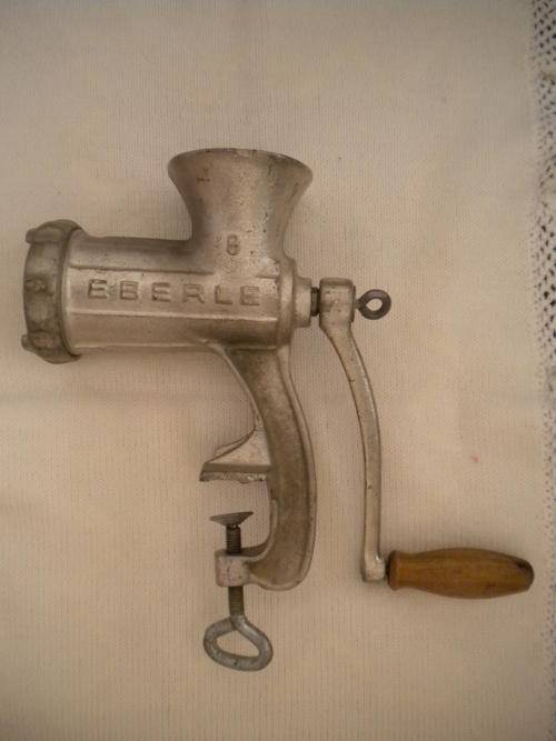 Appliances Eberle nr 8 Vintage Meat mincer. was sold for R140.00 on