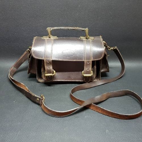 Handbags & Bags Small Genuine Leather Greek Handbag was sold for R123