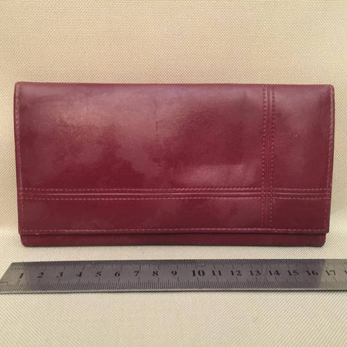 Other Antiques & Collectables GENUINE LEATHER BUSBY BURGANDY WALLET