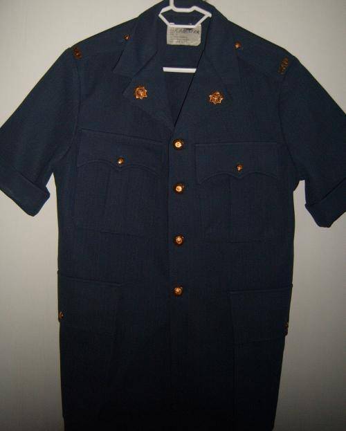 Uniforms South African Police Safari Uniform Shirt. was sold for R100