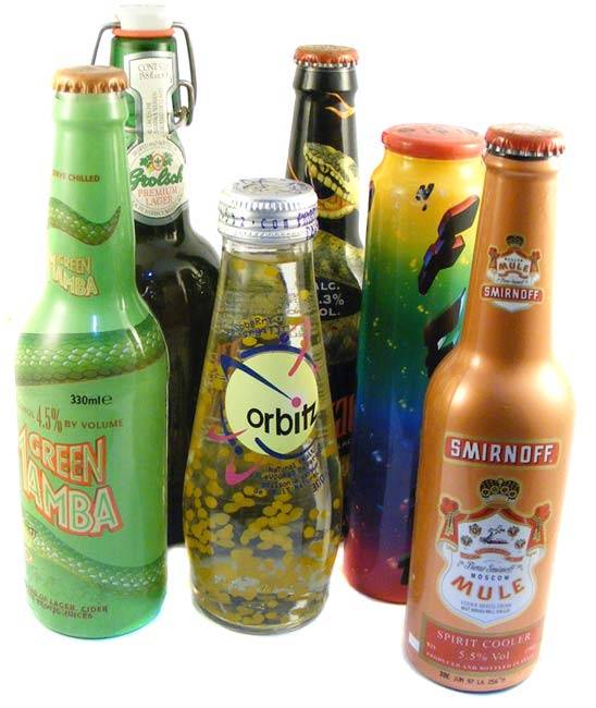 Bar Accessories Lot of 6 Collectable Imported Alcoholic Beverages