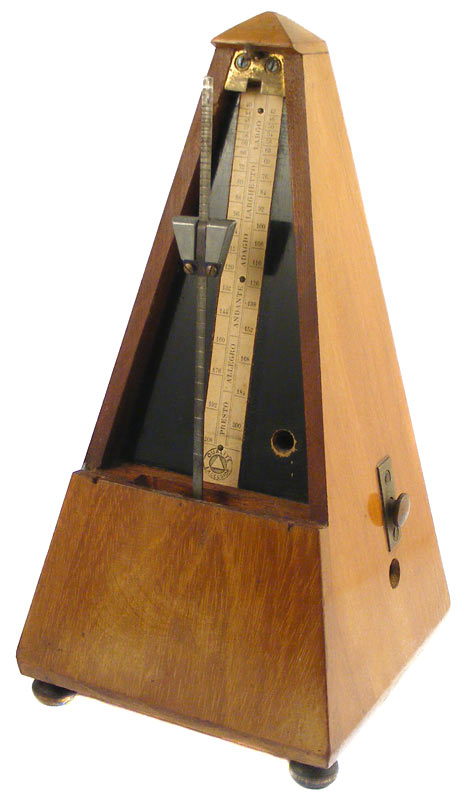 antique metronome